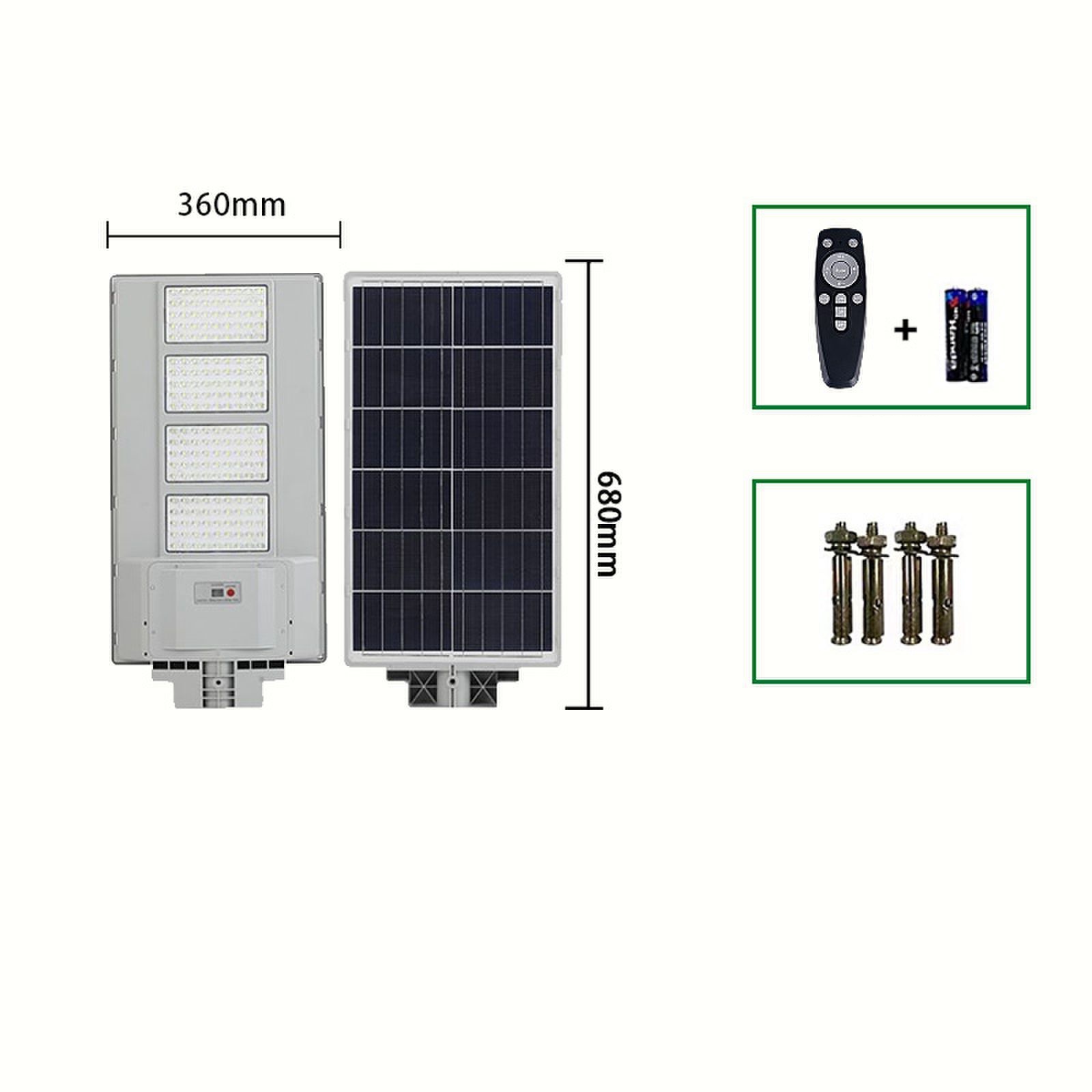 400W 50W 100W 120W All In One Led Solar Street Light from China Manufacturer