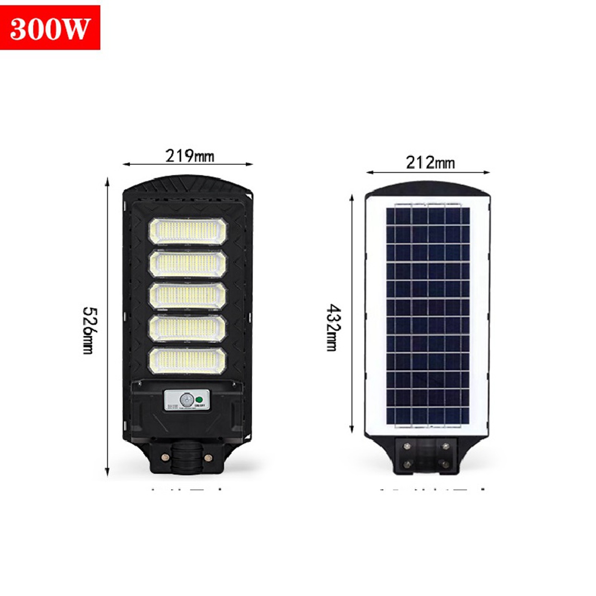 Cheap 300W solar street light streetlight street lamp from top manufacturer