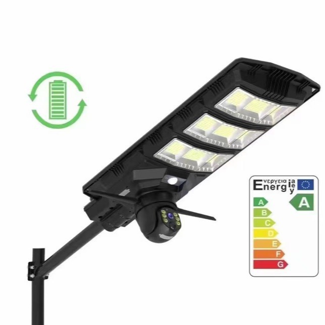 solar street light with camera